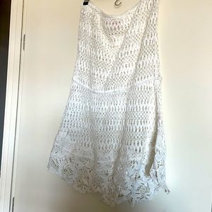 Cute see through white Victoria’s Secret cover up